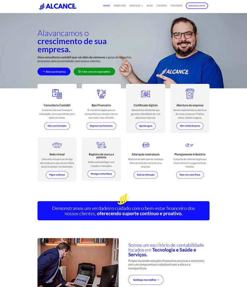 Criação de sites profissionais